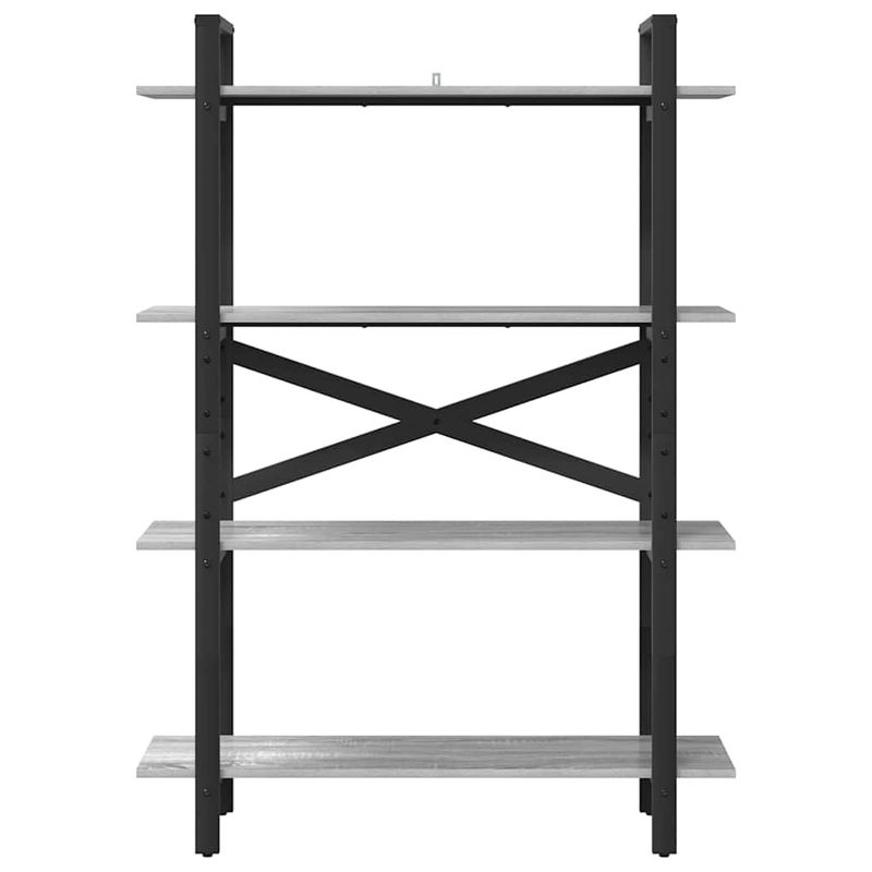 Casa si Gradina - Mobilier - Biblioteci si rafturi - Biblioteci - Raft pentru carti Gri Sonoma 100 x 33,5 x 140 cm Lemn compozit - Infinity.ro