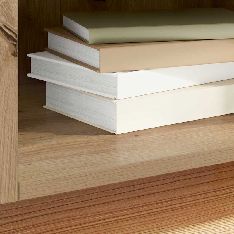 Casa si Gradina - Mobilier - Dulapuri si sifoniere - Dulapuri - Dulap pentru discuri de vinil Stejar Artizanal 121 x 38 x 48 cm - Infinity.ro