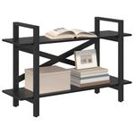 Casa si Gradina - Mobilier - Biblioteci si rafturi - Biblioteci - Raft pentru carti Stejar Negru 100 x 33,5 x 64 cm Lemn compozit - Infinity.ro