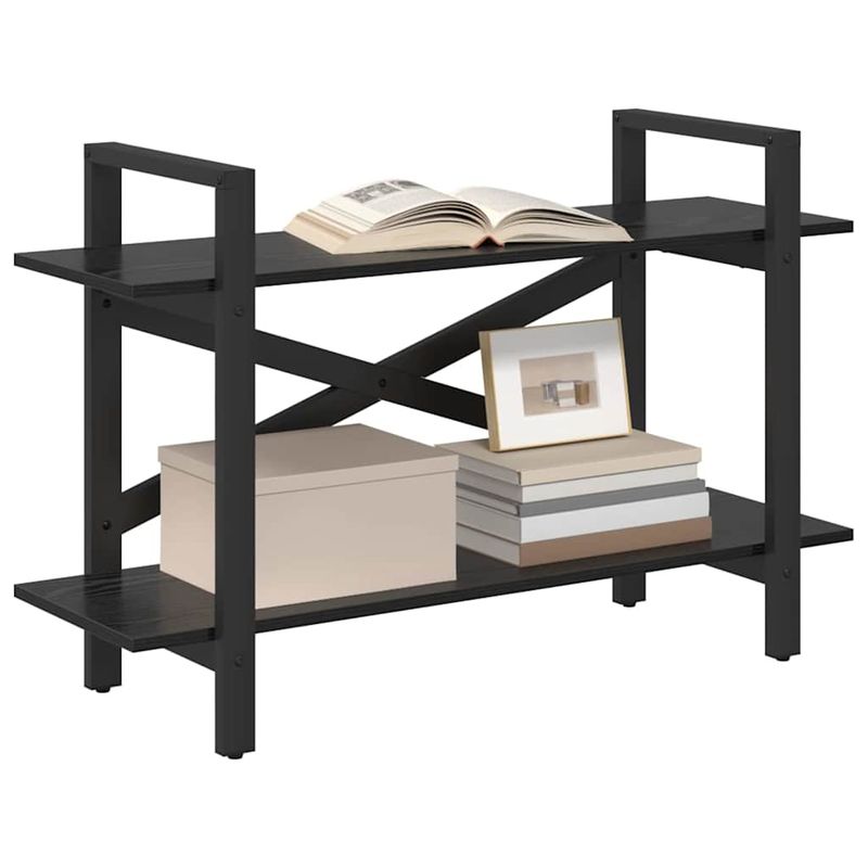 Casa si Gradina - Mobilier - Biblioteci si rafturi - Biblioteci - Raft pentru carti Stejar Negru 100 x 33,5 x 64 cm Lemn compozit - Infinity.ro