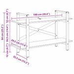 Casa si Gradina - Mobilier - Biblioteci si rafturi - Biblioteci - Raft pentru carti Stejar Negru 100 x 33,5 x 64 cm Lemn compozit - Infinity.ro