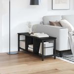 Casa si Gradina - Mobilier - Biblioteci si rafturi - Biblioteci - Raft pentru carti Stejar Negru 102 x 32 x 40,5 cm Lemn compozit - Infinity.ro