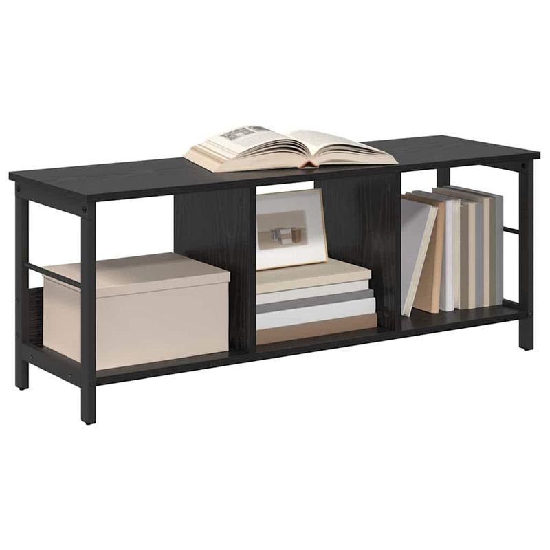 Casa si Gradina - Mobilier - Biblioteci si rafturi - Biblioteci - Raft pentru carti Stejar Negru 102 x 32 x 40,5 cm Lemn compozit - Infinity.ro