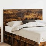 Casa si Gradina - Mobilier - Paturi si accesorii - Accesorii paturi - Tablie de pat cu aripioare, crem, 83x16x118/128 cm, textil - Infinity.ro