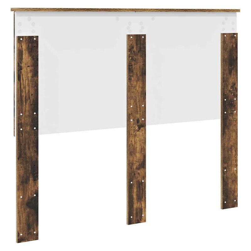Casa si Gradina - Mobilier - Paturi si accesorii - Accesorii paturi - Tablie de pat cu aripioare, crem, 83x16x118/128 cm, textil - Infinity.ro