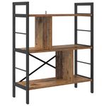 Casa si Gradina - Mobilier - Biblioteci si rafturi - Biblioteci - Raft pentru carti Lemn Vechi 75 x 30 x 91 cm Lemn compozit - Infinity.ro