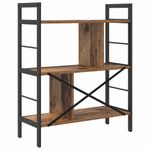 Casa si Gradina - Mobilier - Biblioteci si rafturi - Biblioteci - Raft pentru carti Lemn Vechi 75 x 30 x 91 cm Lemn compozit - Infinity.ro