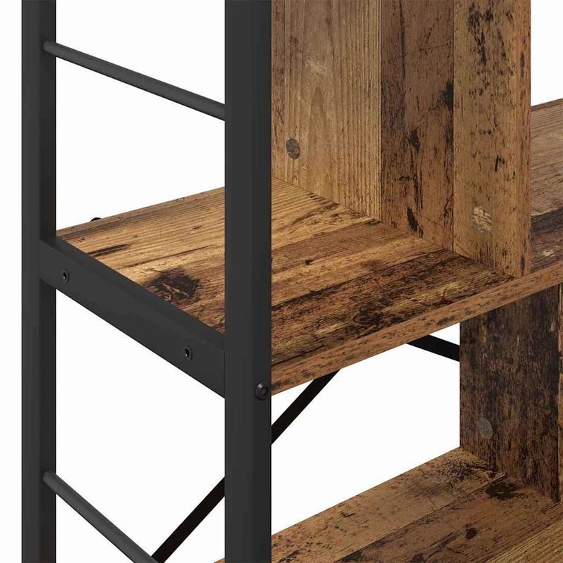 Casa si Gradina - Mobilier - Biblioteci si rafturi - Biblioteci - Raft pentru carti Lemn Vechi 75 x 30 x 91 cm Lemn compozit - Infinity.ro