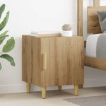 Casa si Gradina - Mobilier - Comode si corpuri - Noptiere - Noptiera Stejar Artizanal 40 x 40 x 50 cm Lemn compozit - Infinity.ro