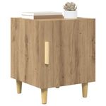 Casa si Gradina - Mobilier - Comode si corpuri - Noptiere - Noptiera Stejar Artizanal 40 x 40 x 50 cm Lemn compozit - Infinity.ro