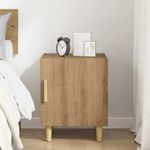Casa si Gradina - Mobilier - Comode si corpuri - Noptiere - Noptiera Stejar Artizanal 40 x 40 x 50 cm Lemn compozit - Infinity.ro