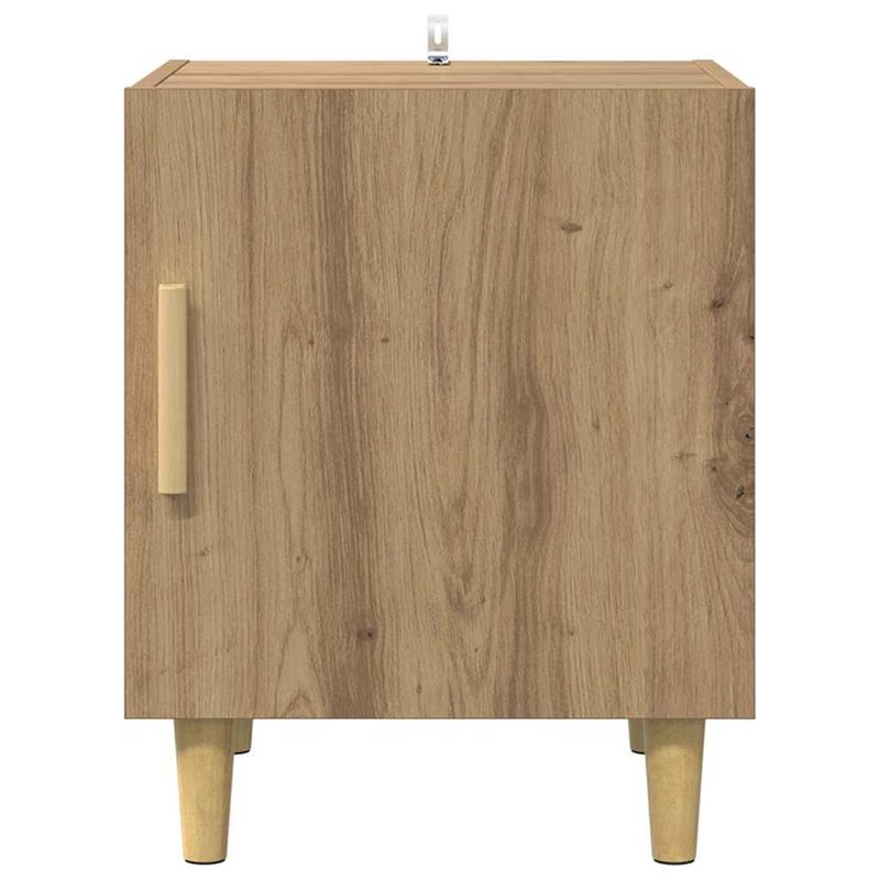Casa si Gradina - Mobilier - Comode si corpuri - Noptiere - Noptiera Stejar Artizanal 40 x 40 x 50 cm Lemn compozit - Infinity.ro