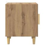 Casa si Gradina - Mobilier - Comode si corpuri - Noptiere - Noptiera Stejar Artizanal 40 x 40 x 50 cm Lemn compozit - Infinity.ro