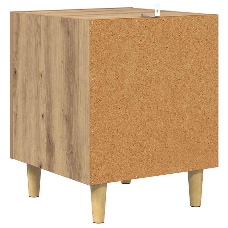 Casa si Gradina - Mobilier - Comode si corpuri - Noptiere - Noptiera Stejar Artizanal 40 x 40 x 50 cm Lemn compozit - Infinity.ro