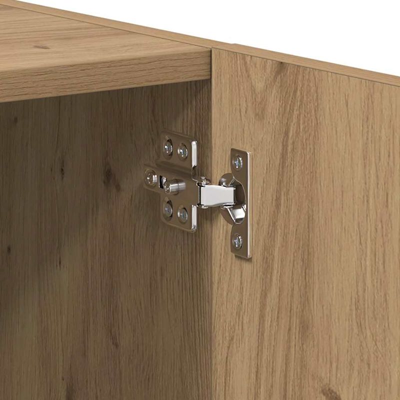 Casa si Gradina - Mobilier - Comode si corpuri - Noptiere - Noptiera Stejar Artizanal 40 x 40 x 50 cm Lemn compozit - Infinity.ro