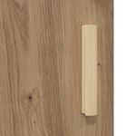 Casa si Gradina - Mobilier - Comode si corpuri - Noptiere - Noptiera Stejar Artizanal 40 x 40 x 50 cm Lemn compozit - Infinity.ro