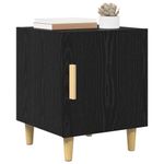 Casa si Gradina - Mobilier - Comode si corpuri - Noptiere - Noptiera Pe perete 2 pcs Stejar Negru 40 x 40 x 50 cm - Infinity.ro