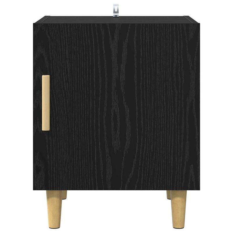 Casa si Gradina - Mobilier - Comode si corpuri - Noptiere - Noptiera Pe perete 2 pcs Stejar Negru 40 x 40 x 50 cm - Infinity.ro