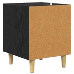 Casa si Gradina - Mobilier - Comode si corpuri - Noptiere - Noptiera Pe perete 2 pcs Stejar Negru 40 x 40 x 50 cm - Infinity.ro