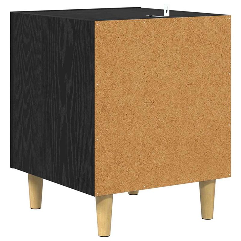 Casa si Gradina - Mobilier - Comode si corpuri - Noptiere - Noptiera Pe perete 2 pcs Stejar Negru 40 x 40 x 50 cm - Infinity.ro