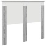 Casa si Gradina - Mobilier - Paturi si accesorii - Accesorii paturi - Tablie de pat cu aripioare alb 183x23x78/88 cm piele ecologica - Infinity.ro