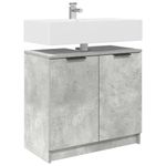Casa si Gradina - Mobilier - Mobilier baie - Corpuri baie - Dulap de Baie Gri din beton 64,5 x 33,5 x 59 cm Lemn compozit - Infinity.ro