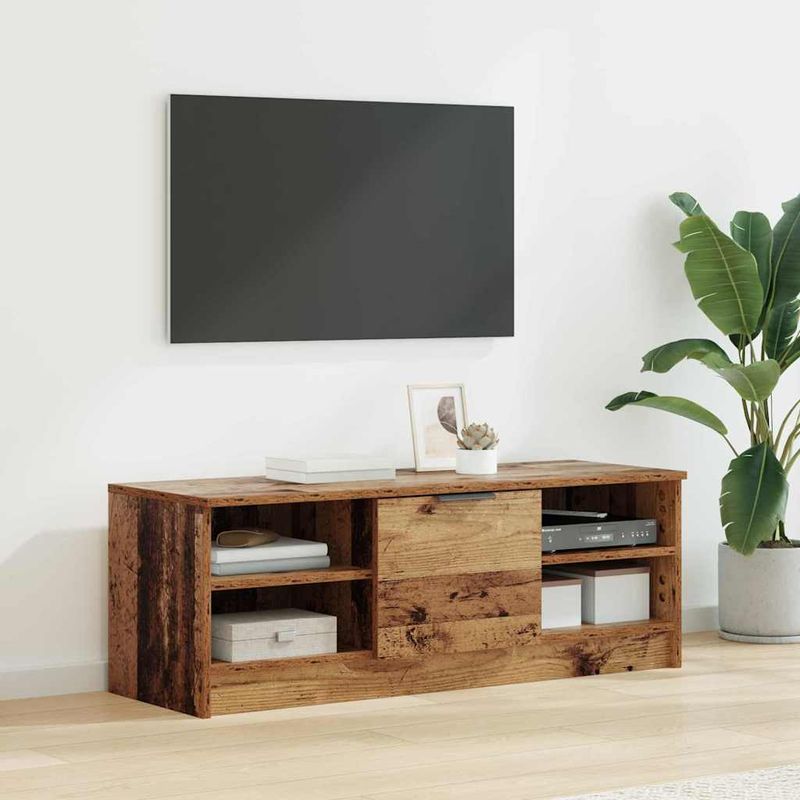Casa si Gradina - Mobilier - Comode si corpuri - Comode - Cabinet TV Lemn Vechi 102 x 35 x 36,5 cm Lemn compozit - Infinity.ro