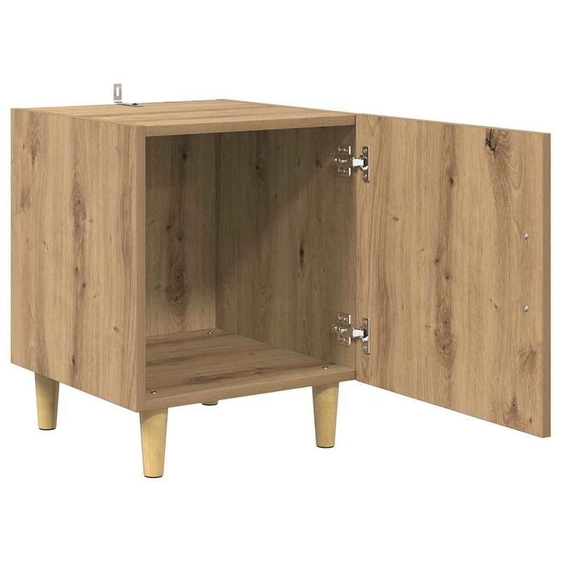 Casa si Gradina - Mobilier - Comode si corpuri - Noptiere - Noptiera 2 pcs Stejar Artizanal 40 x 40 x 50 cm - Infinity.ro