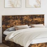 Casa si Gradina - Mobilier - Paturi si accesorii - Accesorii paturi - Tablie de pat cu aripioare, gri taupe, 163x16x118/128cm, textil - Infinity.ro