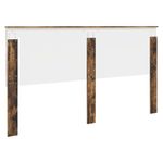 Casa si Gradina - Mobilier - Paturi si accesorii - Accesorii paturi - Tablie de pat cu aripioare, gri taupe, 163x16x118/128cm, textil - Infinity.ro