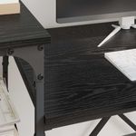 Casa si Gradina - Mobilier - Mese si birouri - Birouri - Birou Stejar Negru 105 x 50 x 90 cm Lemn compozit - Infinity.ro