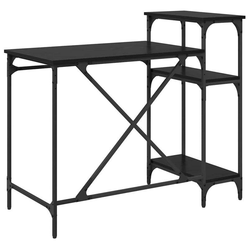 Casa si Gradina - Mobilier - Mese si birouri - Birouri - Birou Stejar Negru 105 x 50 x 90 cm Lemn compozit - Infinity.ro