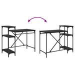 Casa si Gradina - Mobilier - Mese si birouri - Birouri - Birou Stejar Negru 105 x 50 x 90 cm Lemn compozit - Infinity.ro