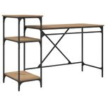 Casa si Gradina - Mobilier - Mese si birouri - Birouri - Birou Stejar Artizanal 135 x 50 x 90 cm Lemn compozit - Infinity.ro