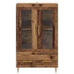 Casa si Gradina - Mobilier - Comode si corpuri - Corpuri bucatarie - Bufet Lemn Vechi 69,5 x 31 x 115 cm Lemn Stratificat si Sticla - Infinity.ro