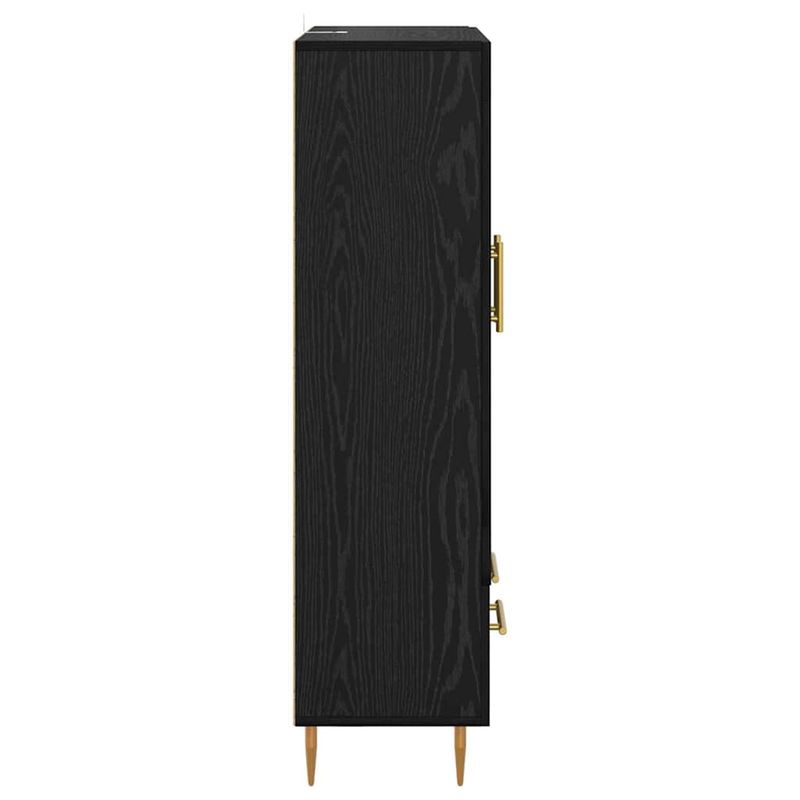 Casa si Gradina - Mobilier - Comode si corpuri - Corpuri bucatarie - Bufet cu sertar Stejar Negru 69,5 x 31 x 115 cm Lemn compozit - Infinity.ro
