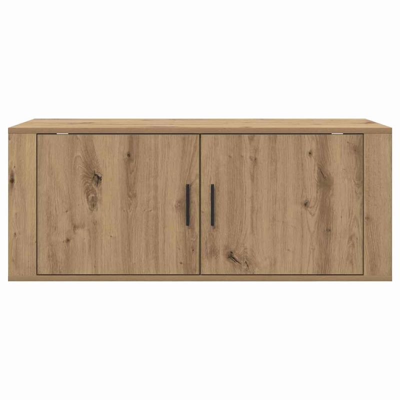 Casa si Gradina - Mobilier - Comode si corpuri - Comode - Dulap TV montat pe perete Stejar Artizanal 100 x 34,5 x 40 cm - Infinity.ro