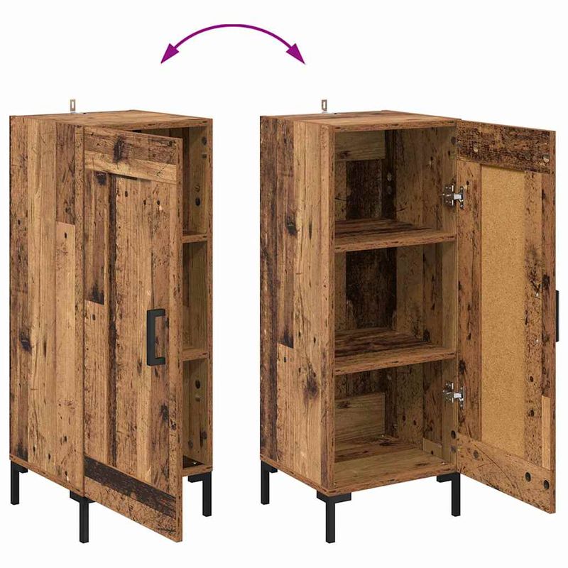 Casa si Gradina - Mobilier - Comode si corpuri - Comode - Bufet Olden Lemn Vechi 34,5 x 34 x 90 cm - Infinity.ro