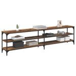 Casa si Gradina - Mobilier - Comode si corpuri - Comode - Cabinet TV Lemn Vechi 200 x 30 x 50 cm Lemn Ingineresc si Fier - Infinity.ro