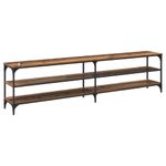 Casa si Gradina - Mobilier - Comode si corpuri - Comode - Cabinet TV Lemn Vechi 200 x 30 x 50 cm Lemn Ingineresc si Fier - Infinity.ro