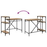 Casa si Gradina - Mobilier - Comode si corpuri - Noptiere - Birou Stejar Artizanal 105 x 50 x 90 cm Lemn compozit - Infinity.ro