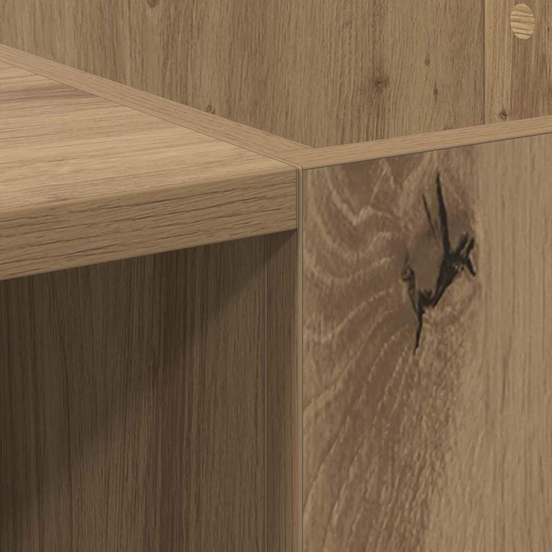 Casa si Gradina - Mobilier - Dulapuri si sifoniere - Dulapuri - Dulap pentru discuri de vinil Stejar Artizanal 121 x 38 x 48 cm - Infinity.ro