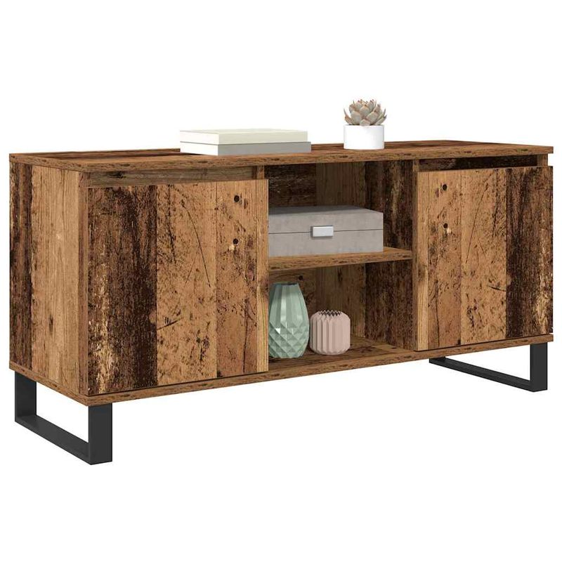 Casa si Gradina - Mobilier - Comode si corpuri - Comode - Cabinet TV Lemn Vechi 104 x 35 x 50 cm Lemn compozit - Infinity.ro