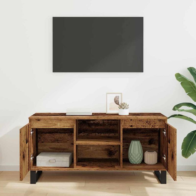 Casa si Gradina - Mobilier - Comode si corpuri - Comode - Cabinet TV Lemn Vechi 104 x 35 x 50 cm Lemn compozit - Infinity.ro