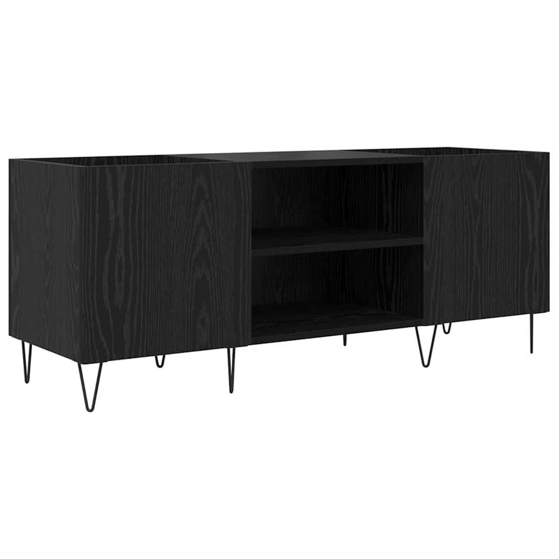 Casa si Gradina - Mobilier - Dulapuri si sifoniere - Dulapuri - Dulap pentru discuri de vinil Stejar Negru 121 x 38 x 48 cm - Infinity.ro