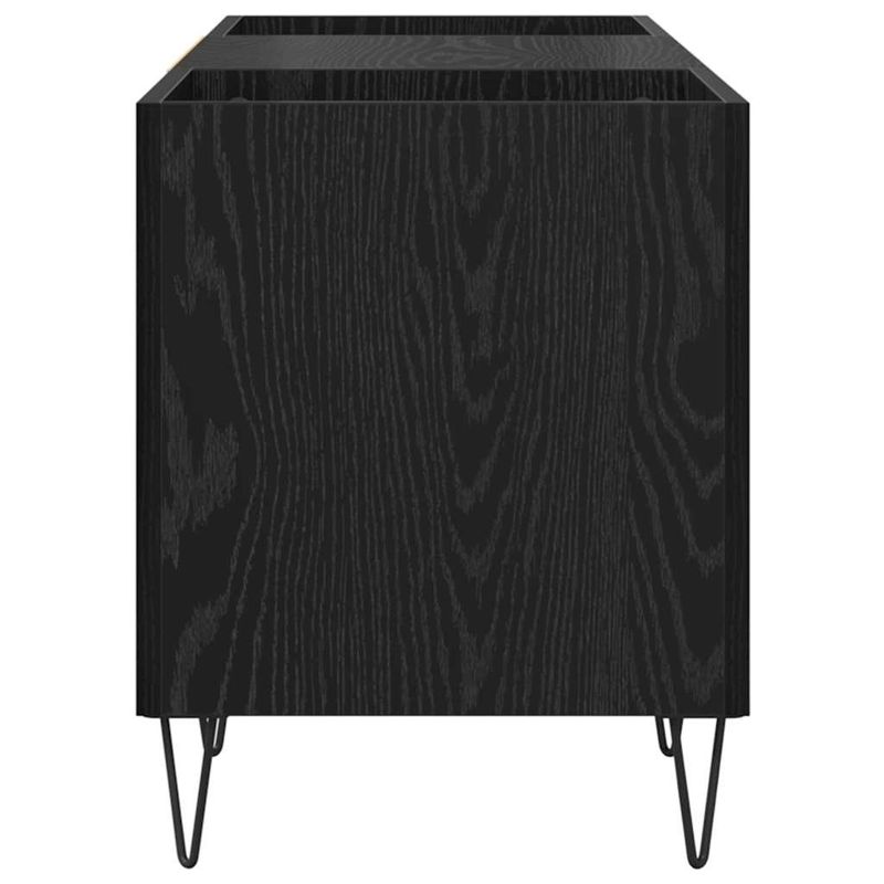 Casa si Gradina - Mobilier - Dulapuri si sifoniere - Dulapuri - Dulap pentru discuri de vinil Stejar Negru 121 x 38 x 48 cm - Infinity.ro