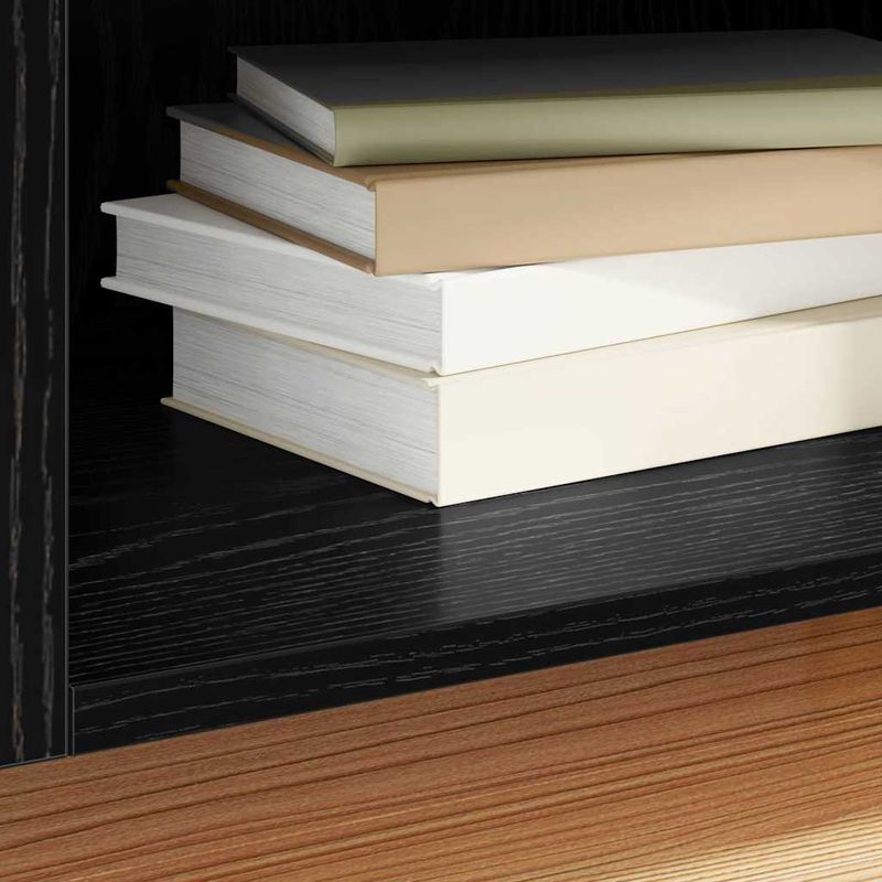 Casa si Gradina - Mobilier - Dulapuri si sifoniere - Dulapuri - Dulap pentru discuri de vinil Stejar Negru 121 x 38 x 48 cm - Infinity.ro