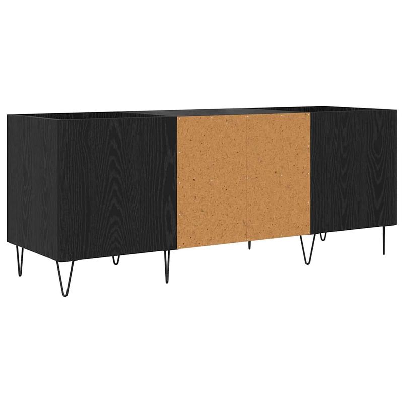 Casa si Gradina - Mobilier - Dulapuri si sifoniere - Dulapuri - Dulap pentru discuri de vinil Stejar Negru 121 x 38 x 48 cm - Infinity.ro