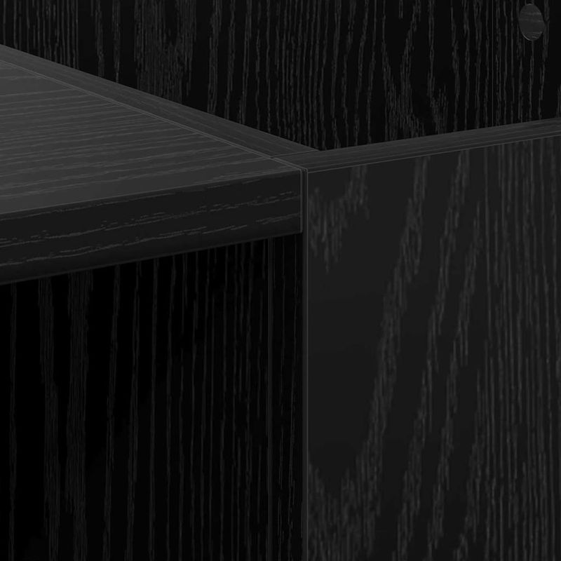 Casa si Gradina - Mobilier - Dulapuri si sifoniere - Dulapuri - Dulap pentru discuri de vinil Stejar Negru 121 x 38 x 48 cm - Infinity.ro