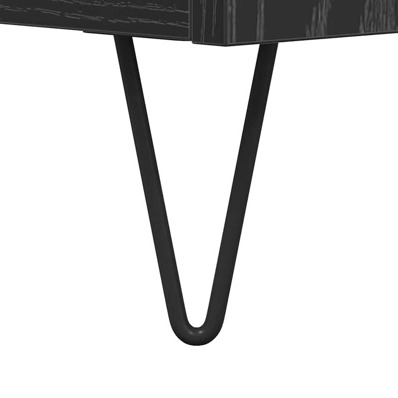 Casa si Gradina - Mobilier - Dulapuri si sifoniere - Dulapuri - Dulap pentru discuri de vinil Stejar Negru 121 x 38 x 48 cm - Infinity.ro